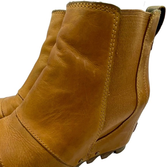 Sorel Lea Wedge Bootie Tan 8 - Picture 11 of 11